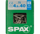 PLANA SPAX T-STAR PLUS T20 A2 INOXIDABLE L 75 UD.