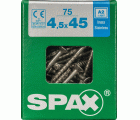 PLANA SPAX T-STAR PLUS T20 A2 INOXIDABLE L 75 UD.