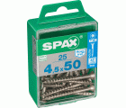 PLANA SPAX T-STAR PLUS T20 A2 INOXIDABLE M 25 UD.