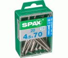 PLANA SPAX T-STAR PLUS T20 A2 INOXIDABLE M 20 UD.