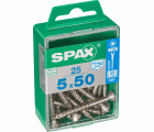 PLANA SPAX T-STAR PLUS T20 A2 INOXIDABLE M 25 UD.