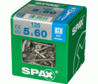 PLANA SPAX T-STAR PLUS T20 A2 INOXIDABLE XL 125 UD.