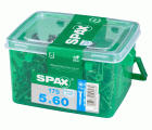PLANA SPAX T-STAR PLUS T20 A2 INOXIDABLE CAJA DE PLÁSTICO CON ASA S 175 UD.