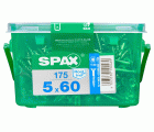 PLANA SPAX T-STAR PLUS T20 A2 INOXIDABLE CAJA DE PLÁSTICO CON ASA S 175 UD.