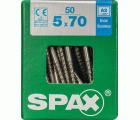 PLANA SPAX T-STAR PLUS T20 A2 INOXIDABLE L 50 UD.