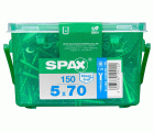 PLANA SPAX T-STAR PLUS T20 A2 INOXIDABLE CAJA DE PLÁSTICO CON ASA S 150 UD.