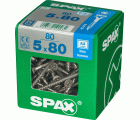 PLANA SPAX T-STAR PLUS T20 A2 INOXIDABLE XL 80 UD.