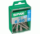 PLANA SPAX T-STAR PLUS T30 A2 INOXIDABLE M 10 UD.