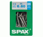 PLANA SPAX T-STAR PLUS T30 A2 INOXIDABLE L 50 UD.