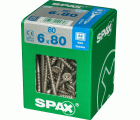 PLANA SPAX T-STAR PLUS T30 A2 INOXIDABLE XL 80 UD.