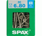 PLANA SPAX T-STAR PLUS T30 A2 INOXIDABLE XL 80 UD.