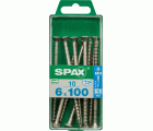PLANA SPAX T-STAR PLUS T30 A2 INOXIDABLE M 10 UD.
