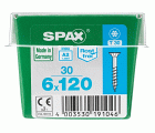 PLANA SPAX T-STAR PLUS T30 A2 INOXIDABLE M-STK 30 UD.