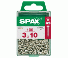 CABEZA REDONDA SPAX T10 WIROX M 100 UD.