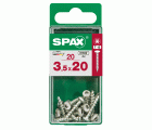 CABEZA REDONDA SPAX T15 WIROX S 20 UD.