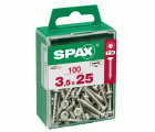 CABEZA REDONDA SPAX T15 WIROX M 100 UD.