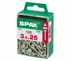CABEZA REDONDA SPAX T15 WIROX M 100 UD.