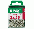 CABEZA REDONDA SPAX T15 WIROX M 100 UD.