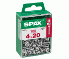CABEZA REDONDA SPAX T20 WIROX M 100 UD.