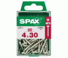 CABEZA REDONDA SPAX T20 WIROX M 60 UD.