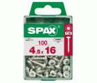 CABEZA REDONDA SPAX T20 WIROX M 100 UD.