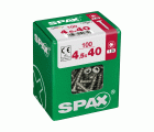 CABEZA REDONDA SPAX T20 WIROX L 100 UD.