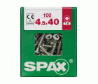 CABEZA REDONDA SPAX T20 WIROX L 100 UD.