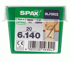 SPAX IN.FORCE T-STAR PLUS T30 WIROX M-STK 20 UD.