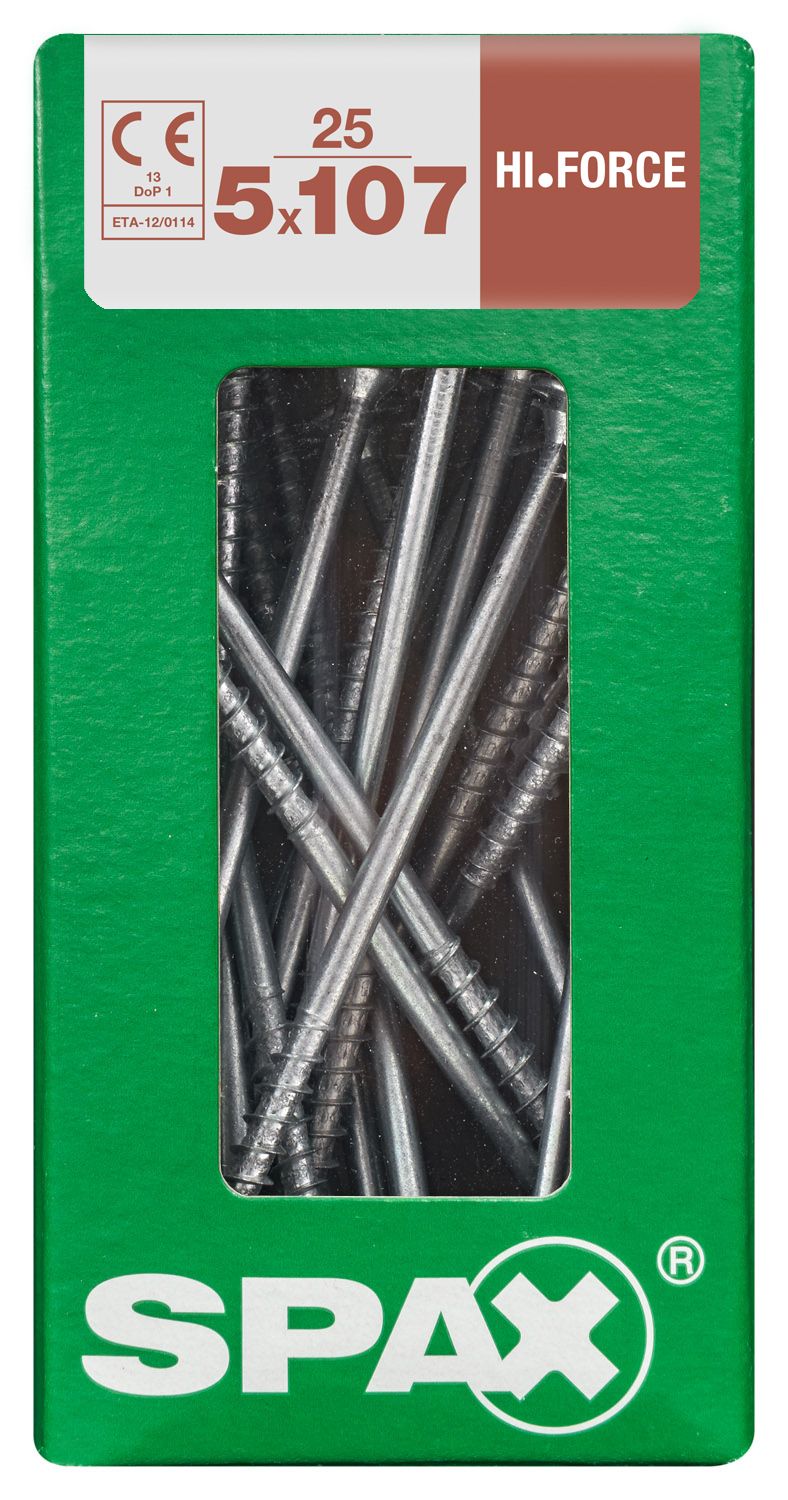 SPAX HI.FORCE T-STAR PLUS T20 WIROX L 25 UD.