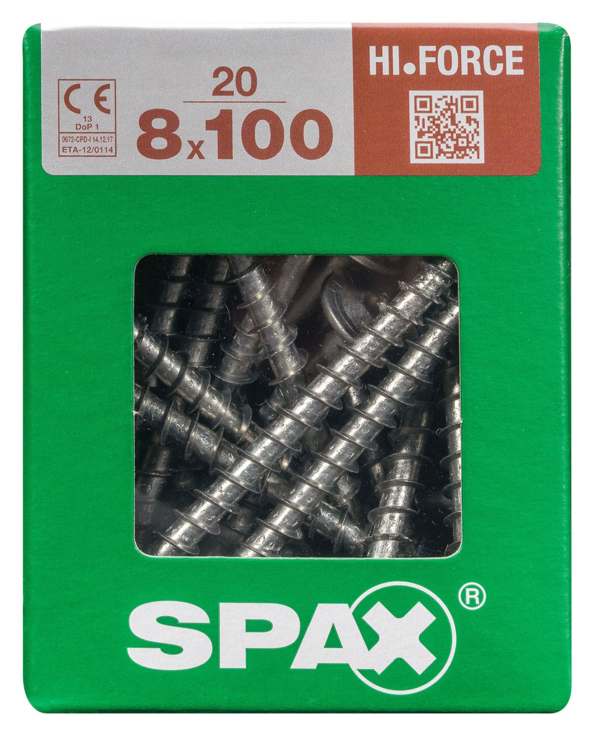 SPAX HI.FORCE T-STAR PLUS T40 WIROX XL 20 UD.