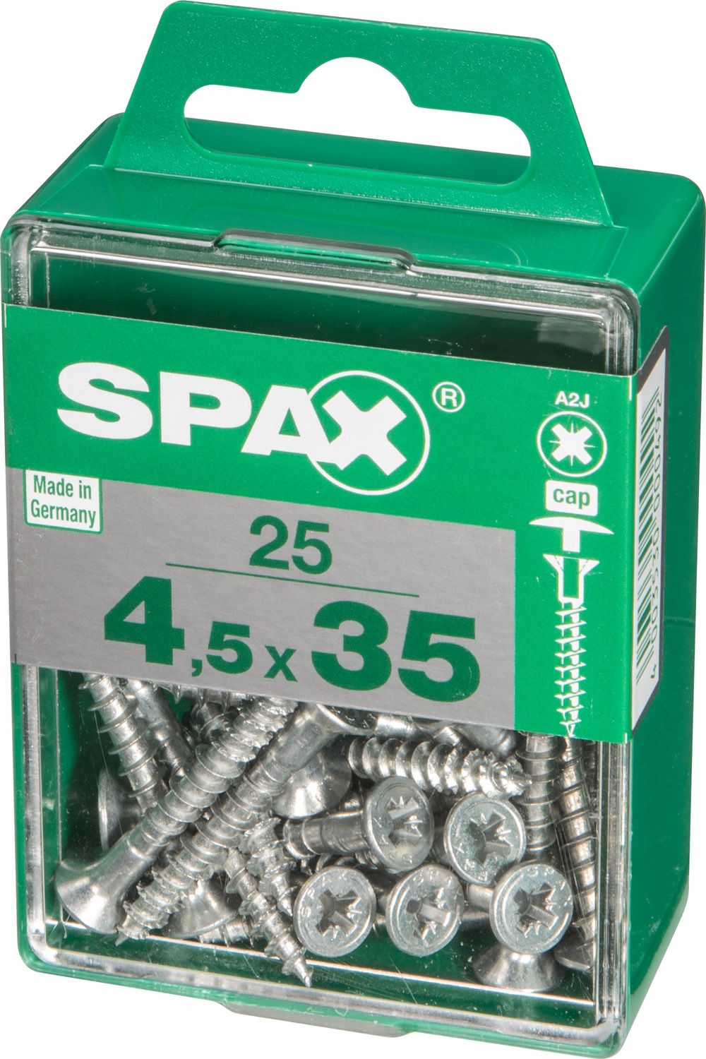 CABEZA PARA TAPÓN SPAX Z2 WIROX M 25 UD.