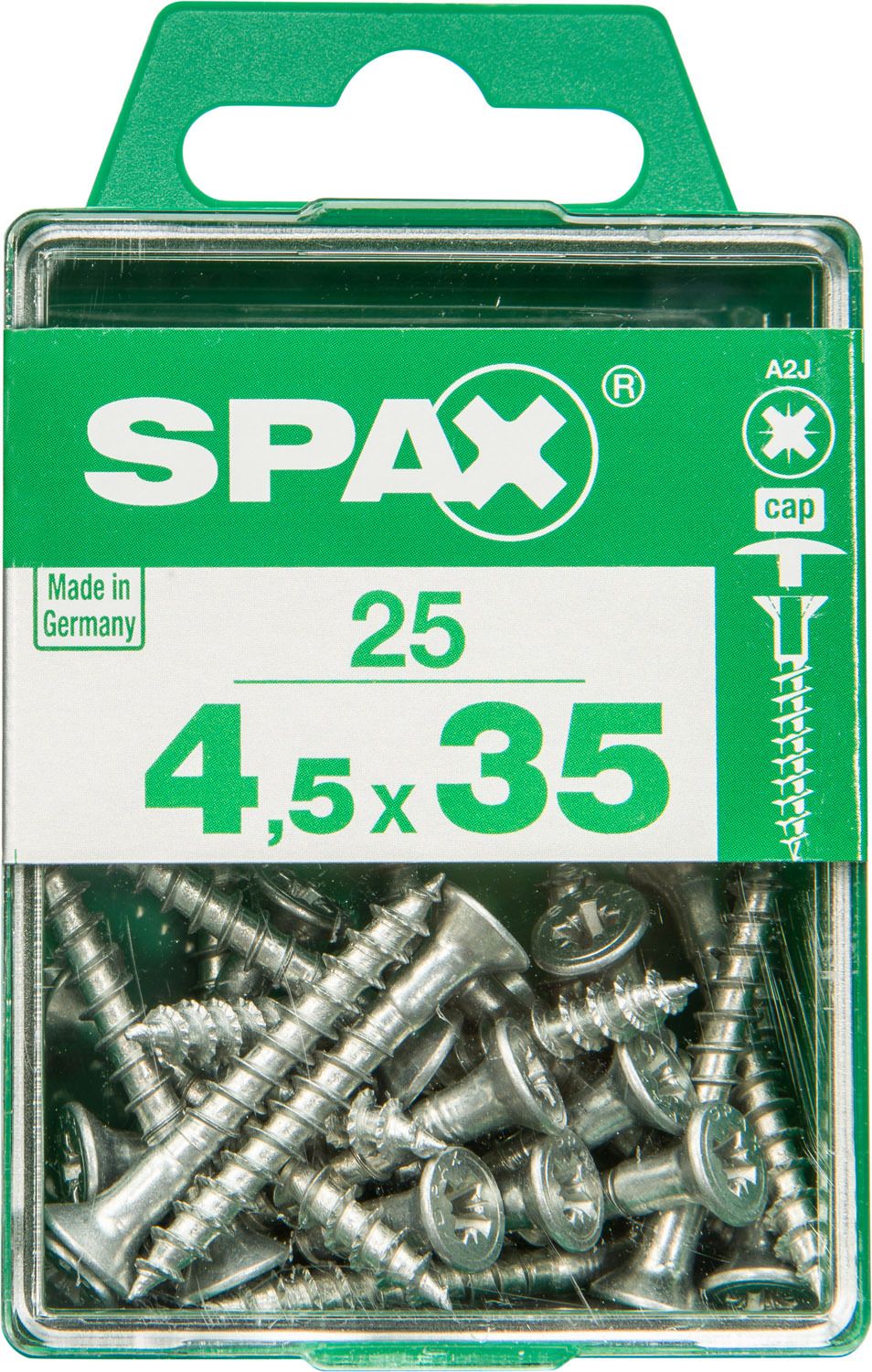CABEZA PARA TAPÓN SPAX Z2 WIROX M 25 UD.