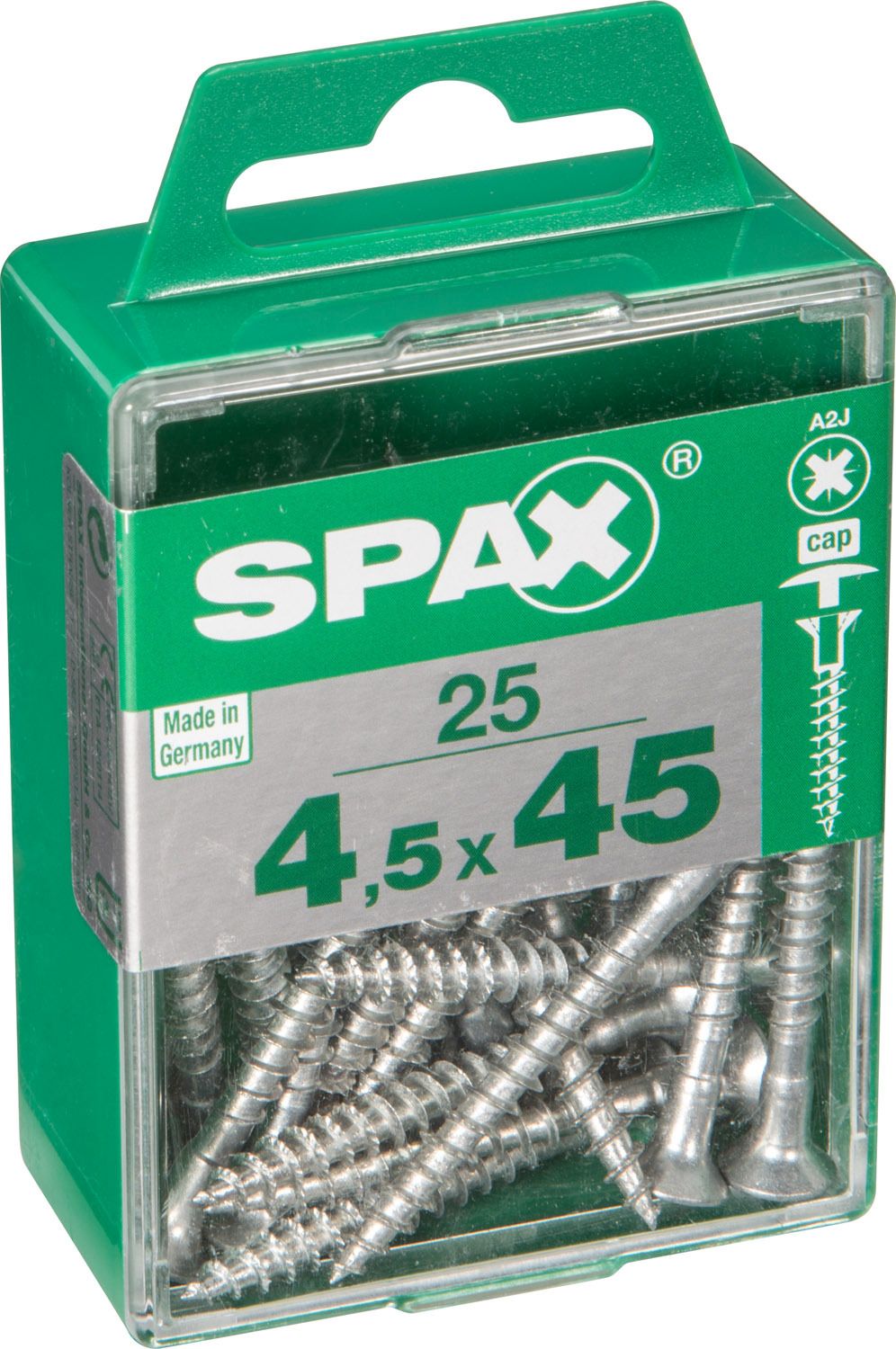 CABEZA PARA TAPÓN SPAX Z2 WIROX M 25 UD.