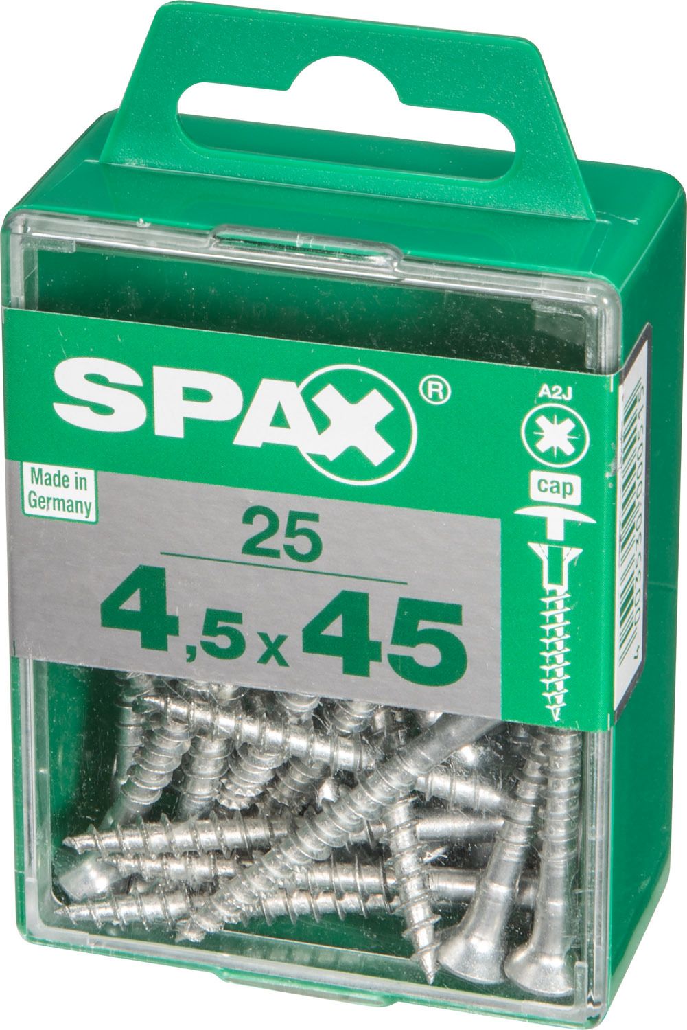 CABEZA PARA TAPÓN SPAX Z2 WIROX M 25 UD.