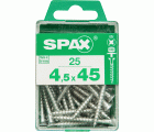 CABEZA PARA TAPÓN SPAX Z2 WIROX M 25 UD.