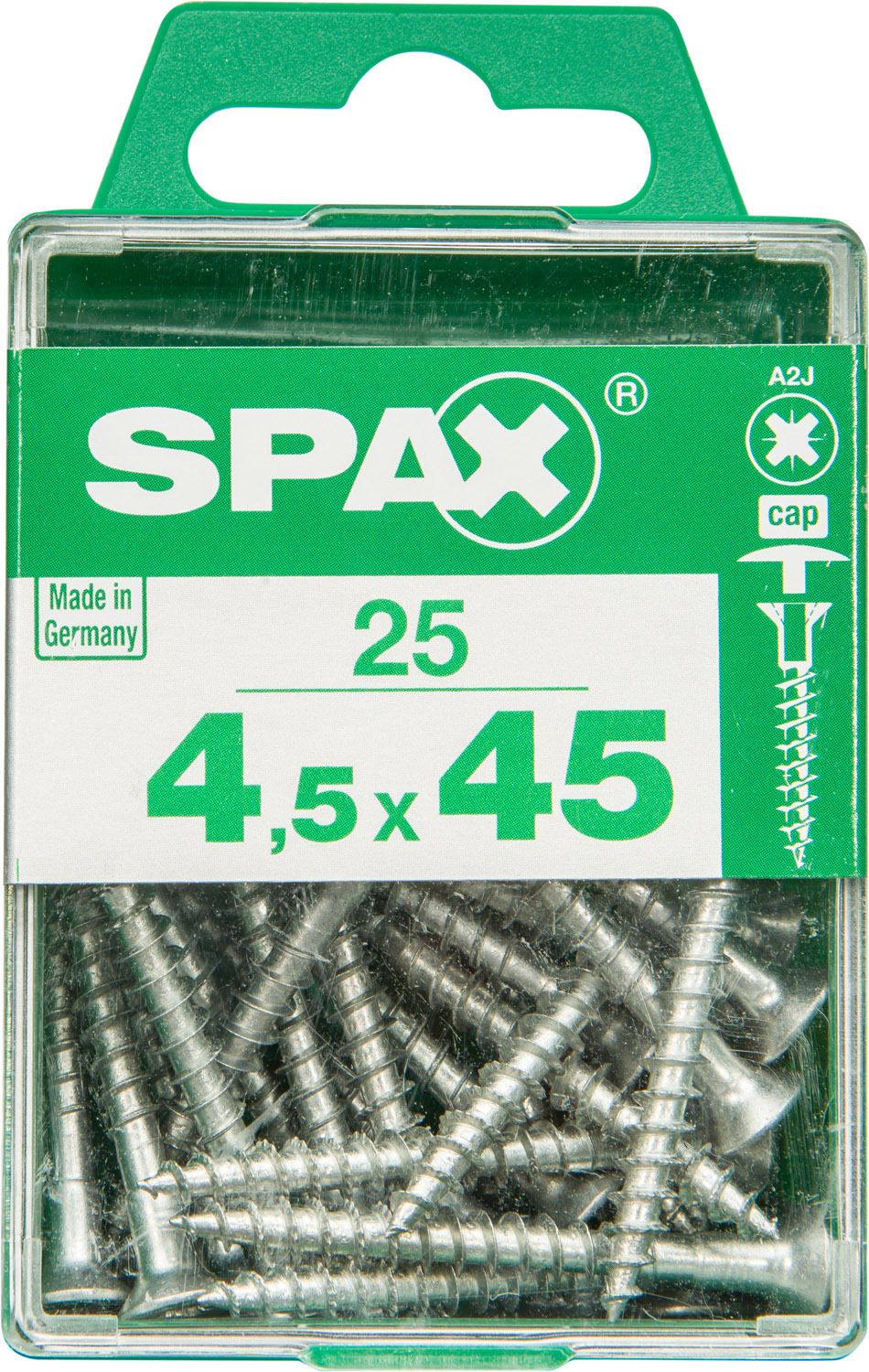 CABEZA PARA TAPÓN SPAX Z2 WIROX M 25 UD.