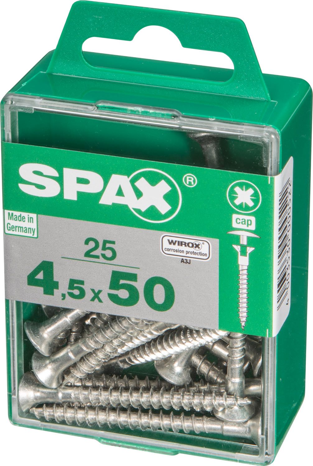 CABEZA PARA TAPÓN SPAX Z2 WIROX M 25 UD.