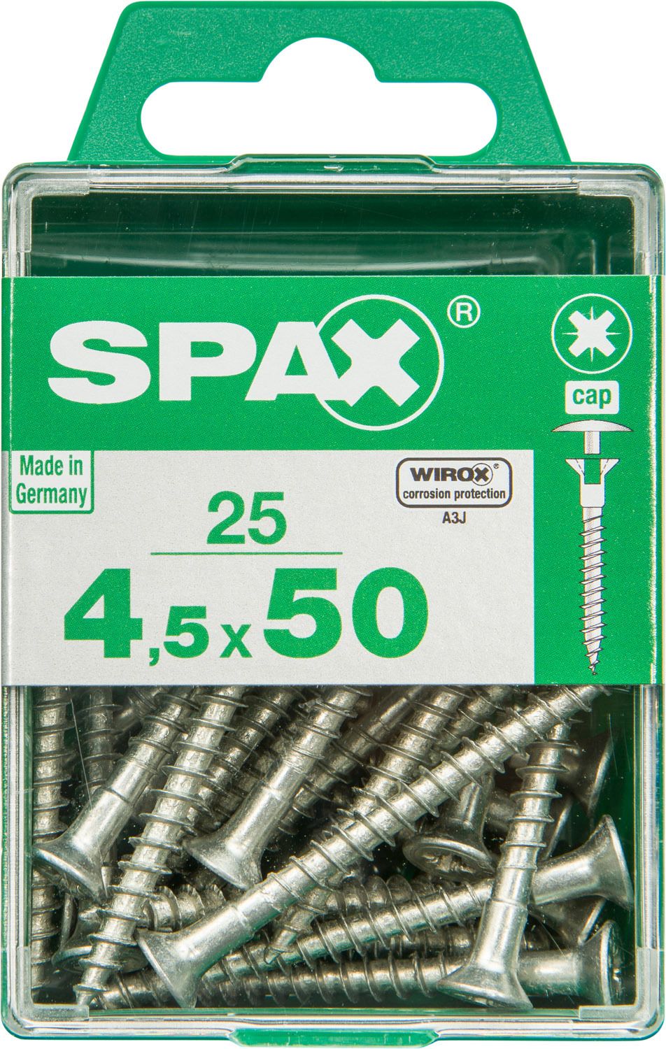 CABEZA PARA TAPÓN SPAX Z2 WIROX M 25 UD.