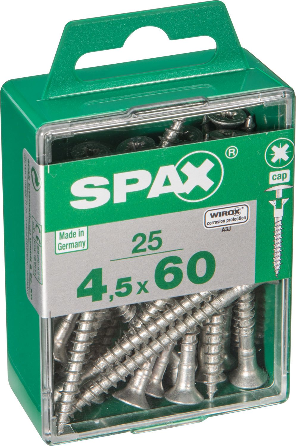 CABEZA PARA TAPÓN SPAX Z2 WIROX M 25 UD.