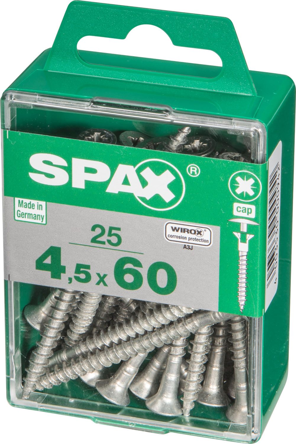 CABEZA PARA TAPÓN SPAX Z2 WIROX M 25 UD.