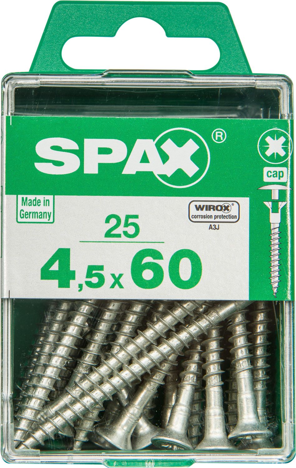 CABEZA PARA TAPÓN SPAX Z2 WIROX M 25 UD.