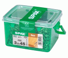 SUELOS DE MADERA SPAX T-STAR PLUS T10 WIROX CAJA DE PLÁSTICO CON ASA S 450 UD.