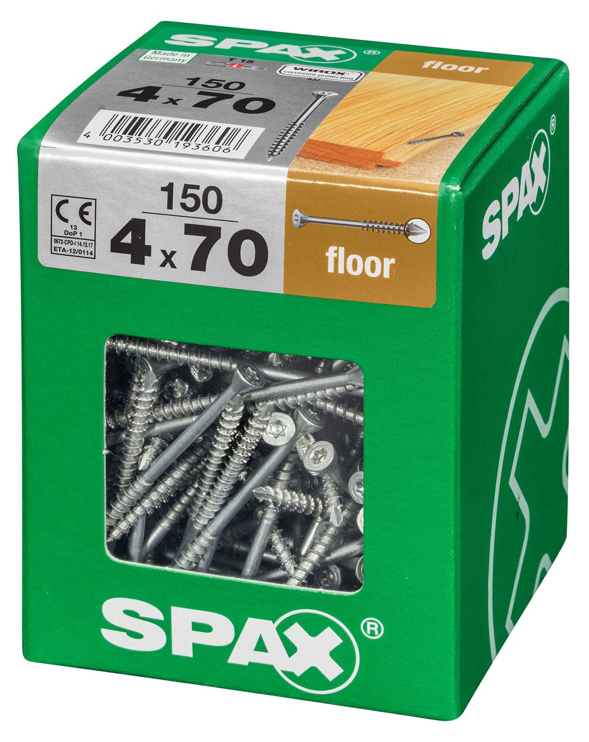 SUELOS DE MADERA SPAX T-STAR PLUS T15 WIROX XXL 150 UD.