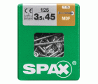 SPAX MDF T-STAR PLUS T15 WIROX L 125 UD.