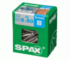 TERRAZA SPAX T-STAR PLUS T25 A2 INOXIDABLE XXL 60 UD.