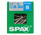TERRAZA SPAX T-STAR PLUS T25 A2 INOXIDABLE XXL 60 UD.
