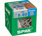 TERRAZA SPAX T-STAR PLUS T25 A2 INOXIDABLE XXL 125 UD.