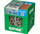 TERRAZA SPAX T-STAR PLUS T25 A2 INOXIDABLE XXL 125 UD.