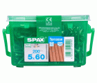 TERRAZA SPAX T-STAR PLUS T25 A2 INOXIDABLE CAJA DE PLÁSTICO CON ASA S 200 UD.
