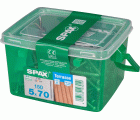 TERRAZA SPAX T-STAR PLUS T25 A2 INOXIDABLE CAJA DE PLÁSTICO CON ASA S 150 UD.